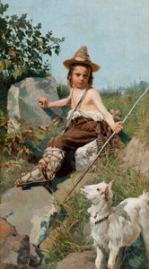 Giotto’s Childhood av Oscar Pereira da Silva